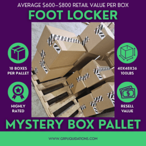 Foot Locker Mystery Box Pallet